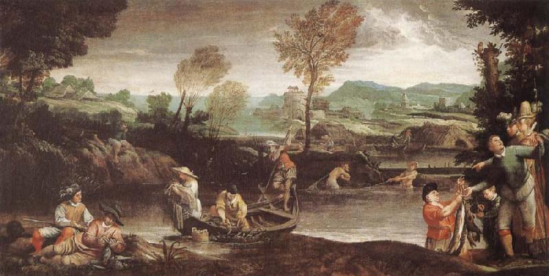 Annibale Carracci The Fishing oil painting picture